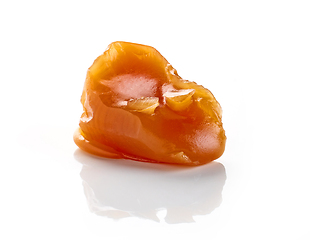 Image showing caramel candy on white background