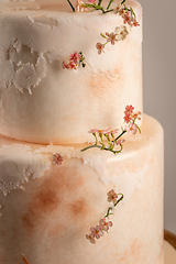 Image showing Elegant wedding cake