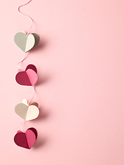 Image showing heart shaped paper decoration