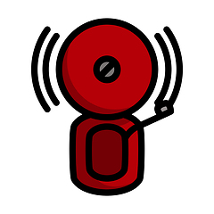 Image showing Fire Alarm Icon