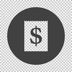 Image showing Dollar Calendar Icon