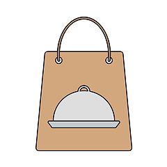 Image showing Paper Bag With Cloche Icon