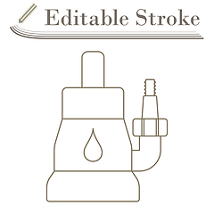 Image showing Submersible Water Pump Icon