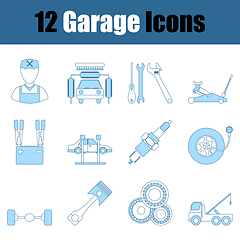 Image showing Garage Icon Set