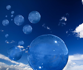 Image showing Abstract Bubble Background