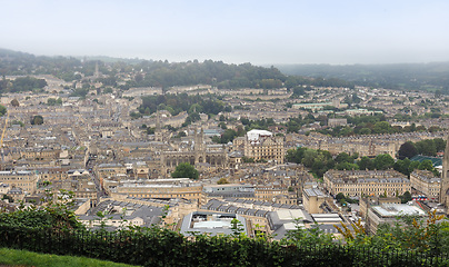 Image showing Aerial view of Bath