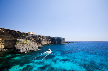 Image showing Comino Coast