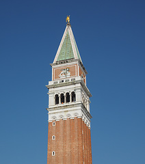 Image showing St Mark campanile in Venice