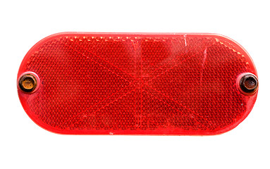 Image showing Red Reflector Isolated