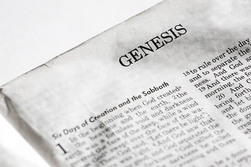 Image showing Genesis