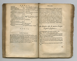 Image showing Antique medical page, wisdom and research with medicine study, introduction and pathology. Language, knowledge or parchment paper for healthcare education literature, learning and information