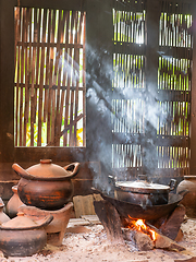 Image showing Traditional kitchen in Thailand