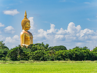 Image showing The Giant Buddha at Wat Muang, Ang Thong, Thailand