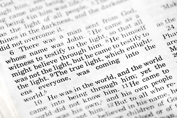 Image showing John 1:9