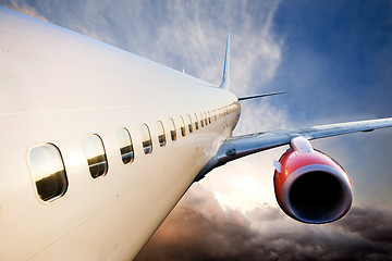 Image showing Airplane in Flight