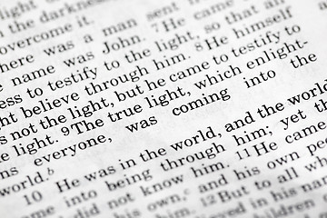 Image showing John 1:9