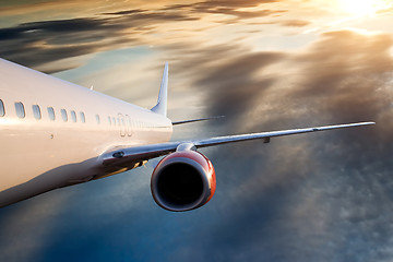 Image showing Airplane in Sky