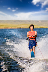 Image showing Water Skiing