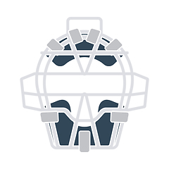 Image showing Baseball Face Protector Icon