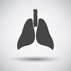 Image showing Human Lungs Icon