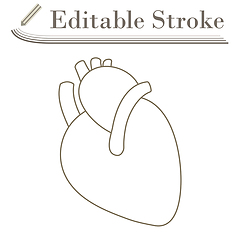 Image showing Human Heart Icon