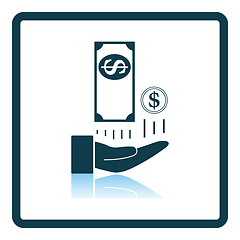 Image showing Cash Back To Hand Icon