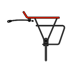 Image showing Bike Luggage Carrier Icon