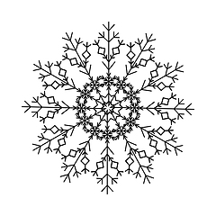 Image showing Snowflake Icon