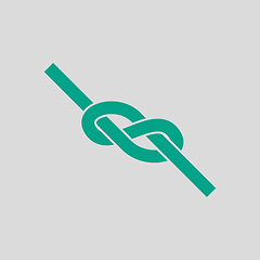 Image showing Alpinist Rope Knot Icon