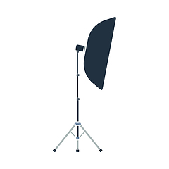 Image showing Icon Of Softbox Light