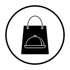 Image showing Paper Bag With Cloche Icon