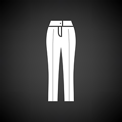 Image showing Business Woman Trousers Icon