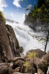 Image showing Waterfall in forest