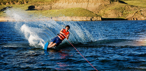 Image showing Waterskiing