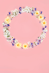 Image showing Spring Beltane Blossom Flower Wreath