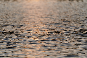 Image showing A professional triathlete trains with unwavering dedication for an upcoming competition at a lake, emanating a sense of athleticism and profound commitment to excellence.