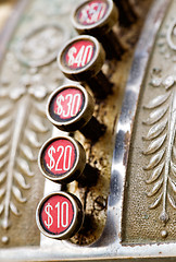 Image showing Old Cash Register