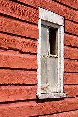 Image showing Old Barn Window