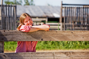 Image showing Country Farm Girl