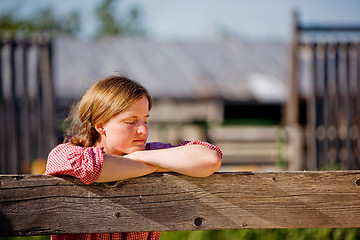 Image showing Country Farm Girl