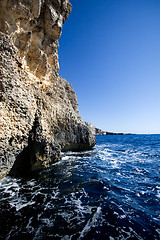 Image showing Ocean Cliff Cave