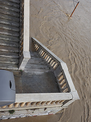 Image showing River Po flood in Turin