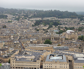 Image showing Aerial view of Bath