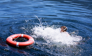 Image showing Drowning Man