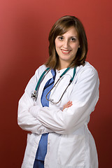 Image showing Young Woman Doctor