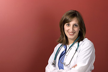 Image showing Young Woman Doctor