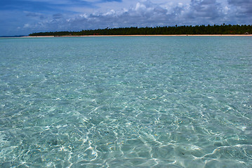 Image showing Crystalline clear waters in Maragogi,  Brazil