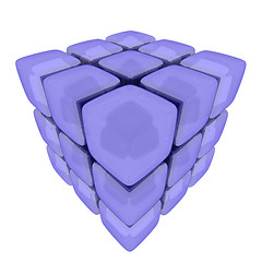 Image showing 3d Cubes