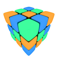 Image showing 3d Cubes