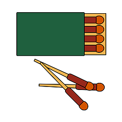 Image showing Icon Of Match Box